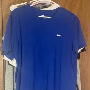 Blue Nike shirt